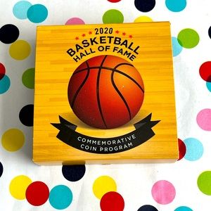 Basketball Hall of Fame Commemorative Dollar 2020 P Proof Silver $1 OGP COA